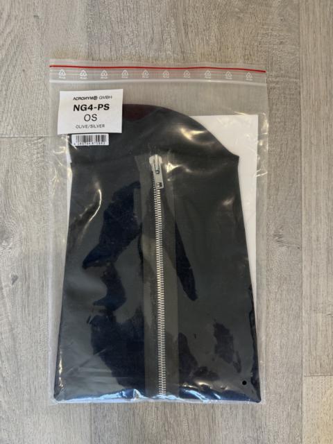 ACRONYM NG4-PS Modular Zippered Powerstretch® Neck Gaiter Olive/Silver