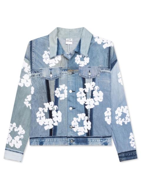 Readymade READYMADE X DENIM TEARS CTN WREATH TRACK JACKET - BLUE