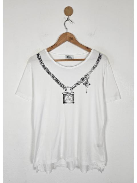 Vivienne Westwood Vivienne Westwood Man Chain Orb Lock Tee shirt