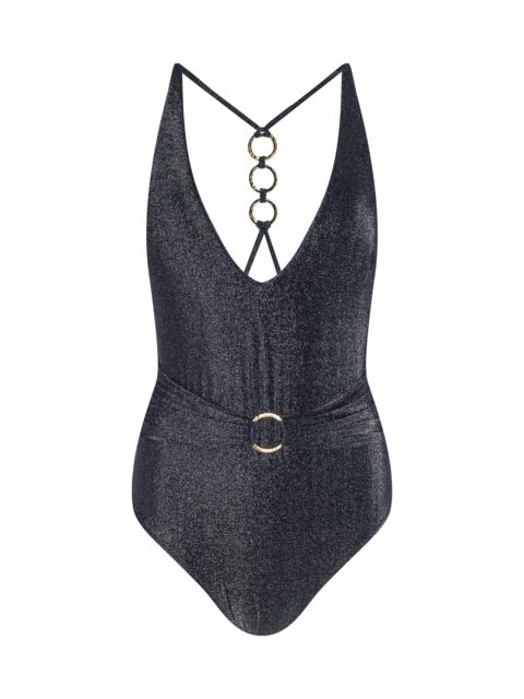 L'AGENCE Lisa Plunge One-Piece Swimsuit