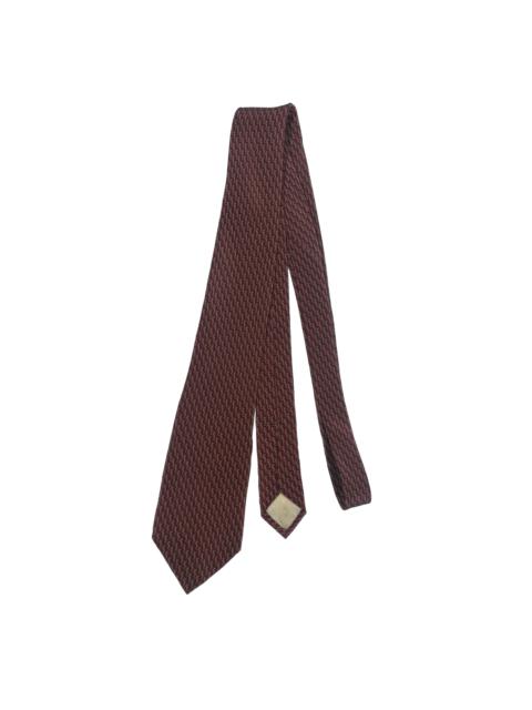 SAINT LAURENT Yves Saint Laurent silk necktie YSL