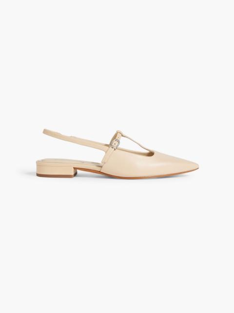 Other Designers Leather slingback point-toe flats