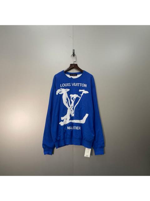 Louis Vuitton Louis Vuitton Blue Logo Sweatshirt