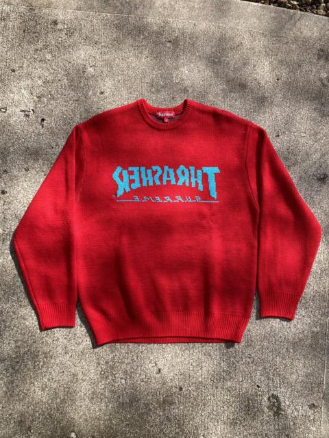 Supreme Supreme Trasher Sweater FW21 Red