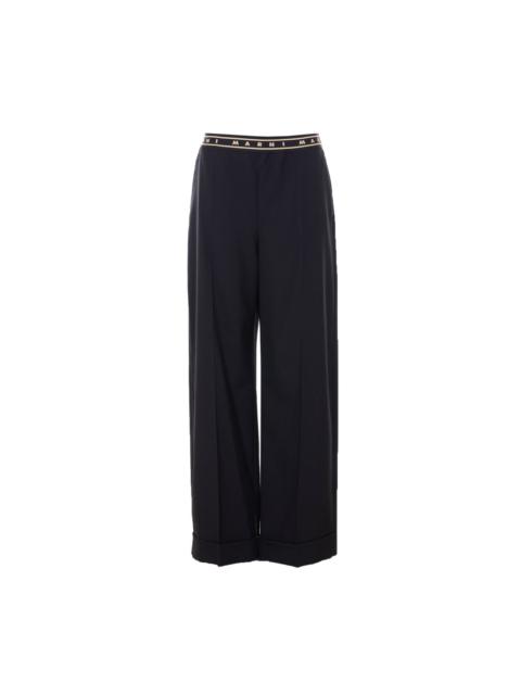Marni Marni Women Marni Logo Pants