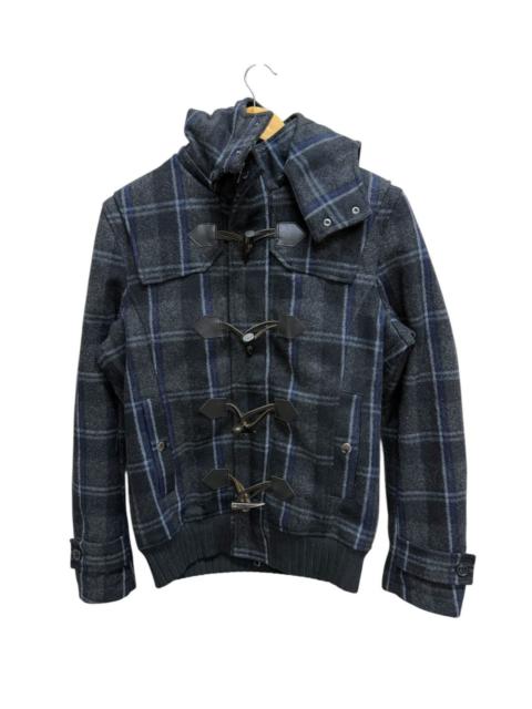 Other Designers Men’s Bigi Duffle Wool Jacket Hoodie