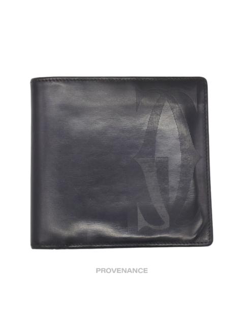 Cartier Logo Bifold Wallet - Black Leather