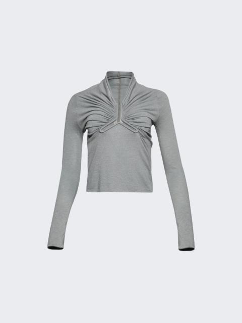 Rick Owens Allanah Long Sleeve Tee Washed Indigo