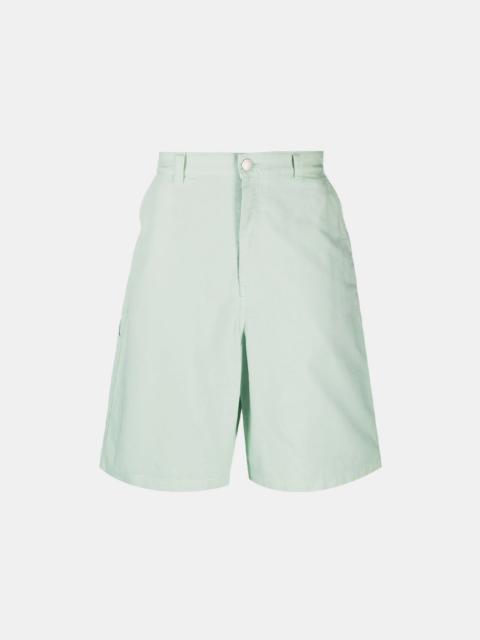 AMI Paris Aqua Worker Fit Shorts