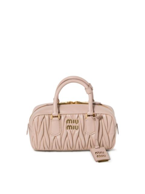 Miu Miu Arcadie matelassé leather tote bag