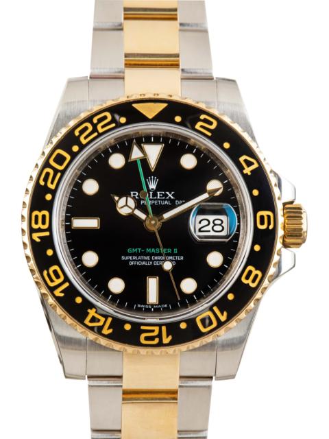 ROLEX Men's Pre-owned Rolex GMT-Master II Ref 116713 Steel & 18k Gold
