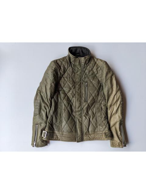 Other Designers Vanquish bikers sheepskin jacket