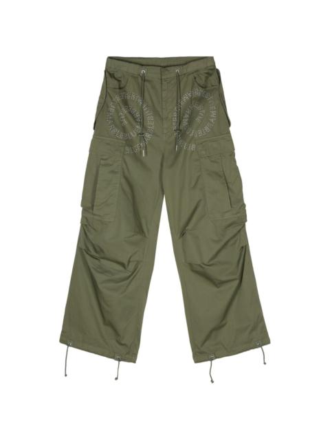 stud-detail cargo pants