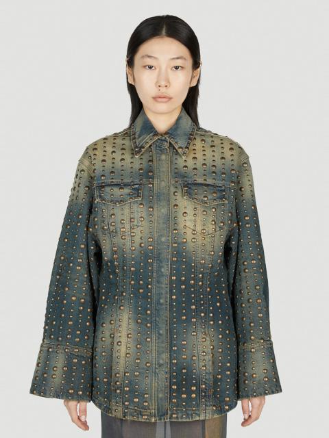Blumarine Studded Denim Jacket