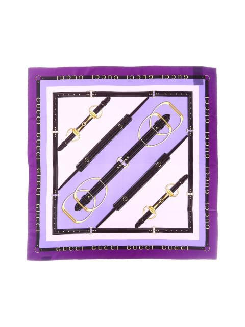 GUCCI Gucci Printed Silk Twill Carre