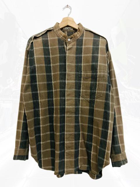 Other Designers Vintage Issey Miyake Mandarin Checkered Shirt