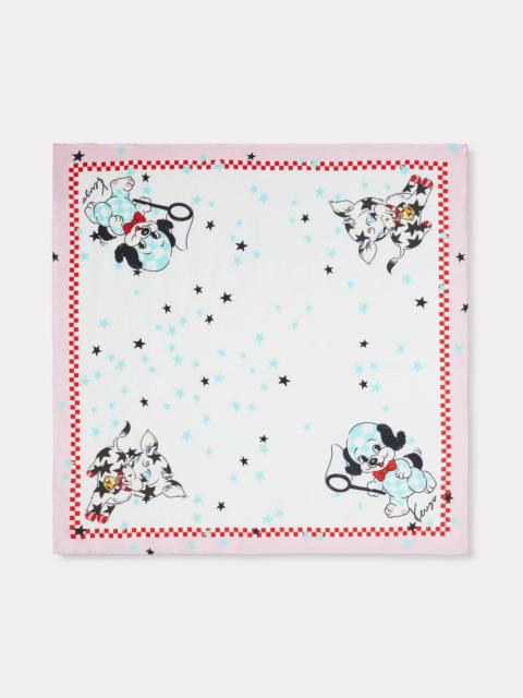 KENZO 'KENZO Cartoon' small square in silk