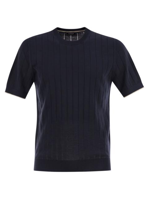 Peserico - Peserico Men T-Shirt In Pure Cotton Yarn