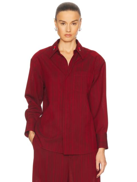 Bottega Veneta Button Up Top