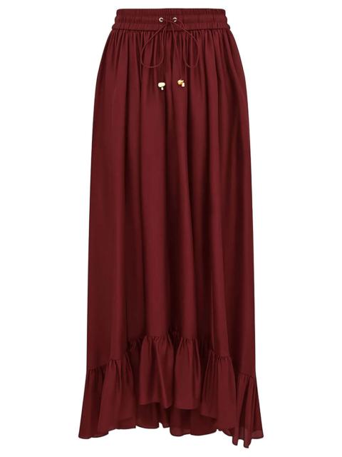 Zimmermann Aster Silk Maxi Skirt Women