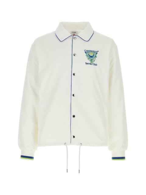 CASABLANCA Casablanca Men White Polyester Jacket