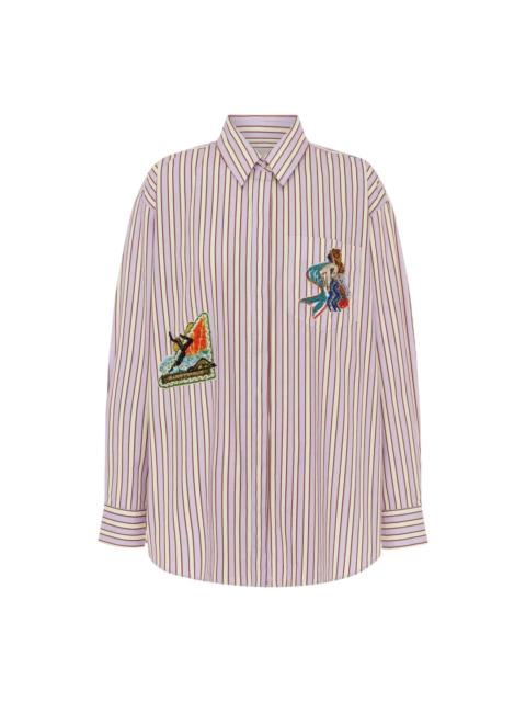 ALÉMAIS Lucky Pace Embellished Shirt