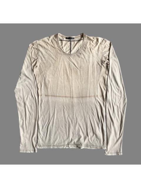 The Viridi Anne Brown Dye Long Sleeve T Shirt