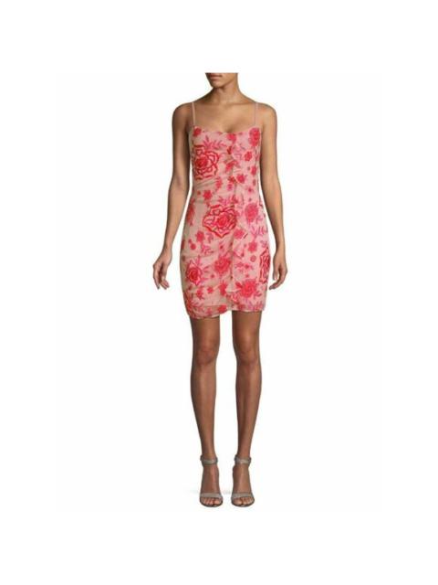 Other Designers Parker Dress Mini Embroidered Lace Ruffle Bodycon Cocktail Dress Sz XS NWT