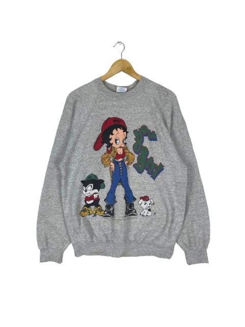 Other Designers Vintage - ☀️1993 BETTY BOOP MIRROR SWEATSHIRT CREWNECK