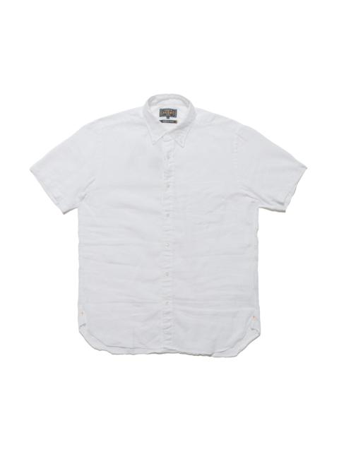 BEAMS PLUS B.D. Short Sleeve COOLMAX® Linen White