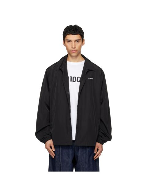 We11done Black Logo Coach Jacket