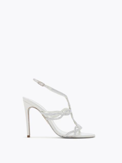 RENE CAOVILLA DALILAH WHITE SANDAL 105