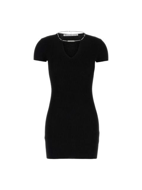 Alexander Wang V-Neck Dress With Nameplate