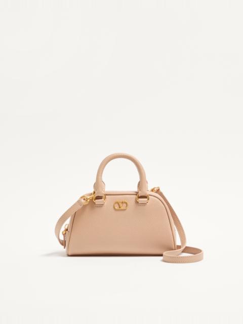 Valentino VLOGO SIGNATURE MINI BOWLING BAG IN GRAINY CALFSKIN
