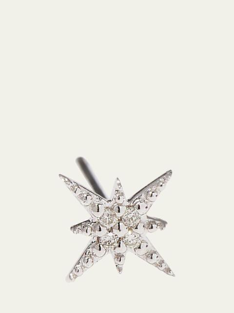 SYDNEY EVAN Starburst Diamond Single Stud Earring