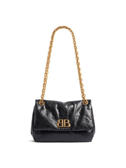 BALENCIAGA Women's Monaco Mini Bag in Black