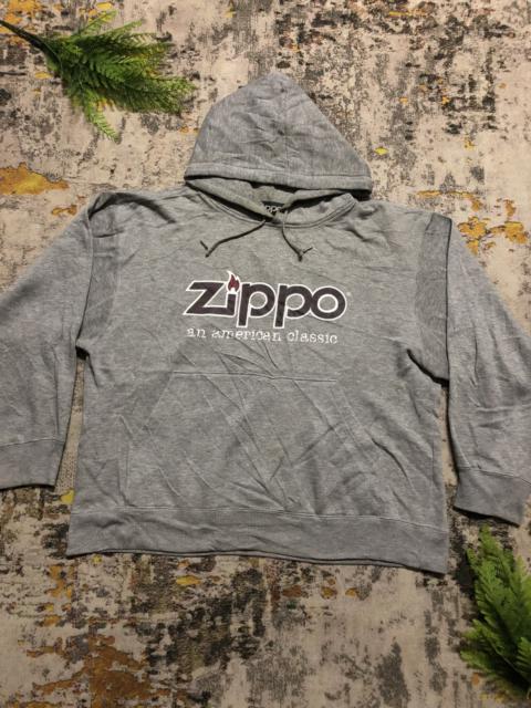 Other Designers Vintage - Vintage Zippo Spell Out big Logo Hoodie