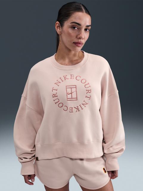Nike NikeCourt Heritage Phoenix Fleece Women's Over-Oversized Crew-Neck Sweatshirt