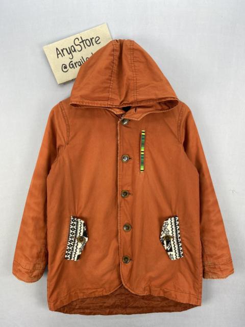 Other Designers Japanese Brand - Titicaca Navajo Native Long Jacket With Hoodie
