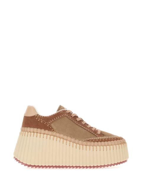 Chloé Chloe Women Multicolor Suede Nama Sneakers