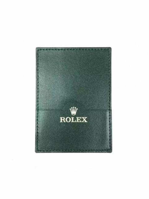 ROLEX Leather Crown Logo Cardholder/Wallet