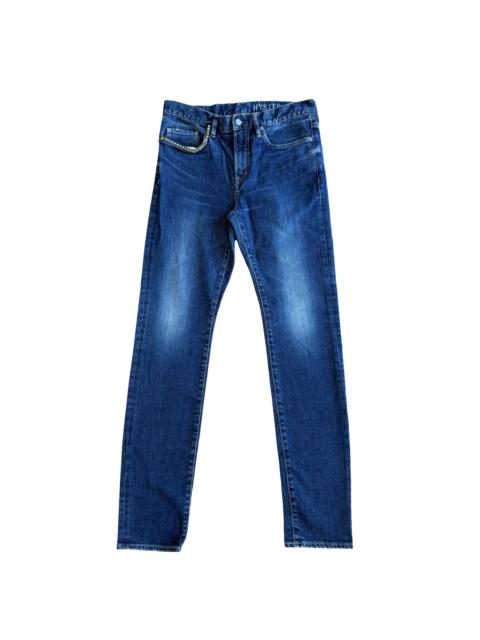 Hysteric Glamour Hysteric Glamour Dark Wash Studded Pocket Denim SZ 32