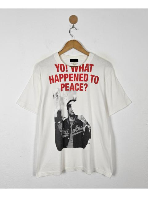 Other Designers Futura Yo What Happened to Peace shirt