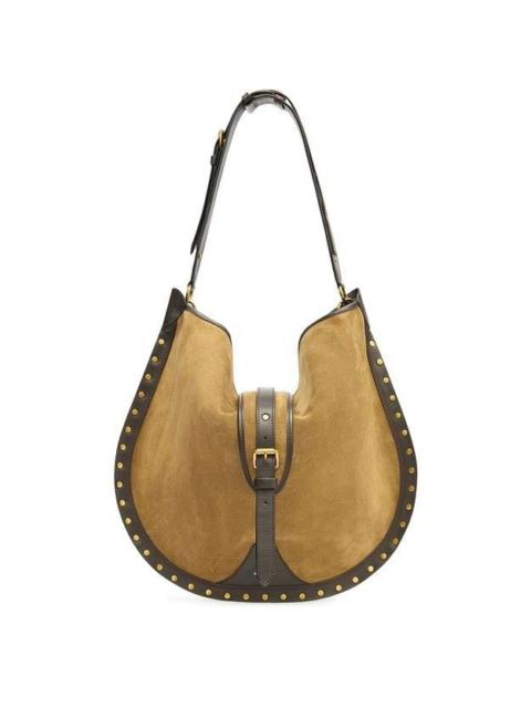 Isabel Marant ISABEL MARANT Hobo Oskan Taupe Suede Shoulder Bag New & Auth