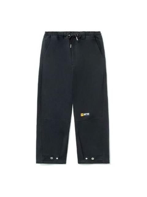 Li-Ning Li-Ning x Back To The Future Logo Loose Fit Pants 'Black' AKXR511-2