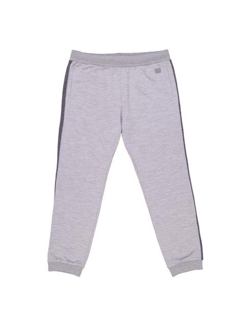 ZEGNA Zegna Light Grey Cotton-Blend Joggers, Size X-Large