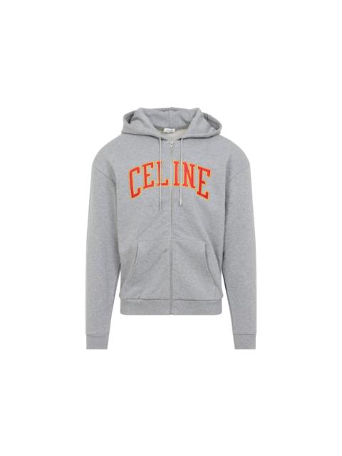 CELINE Celine Loose Zip Up Hoodie Men
