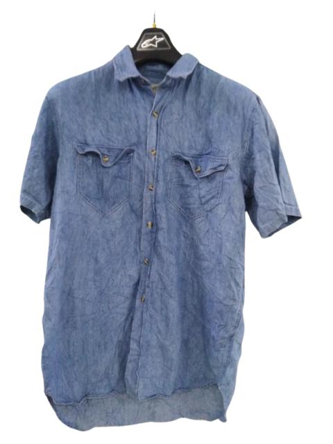 Stone Island Vintage 90's Stone Island Garments Denim Shirt