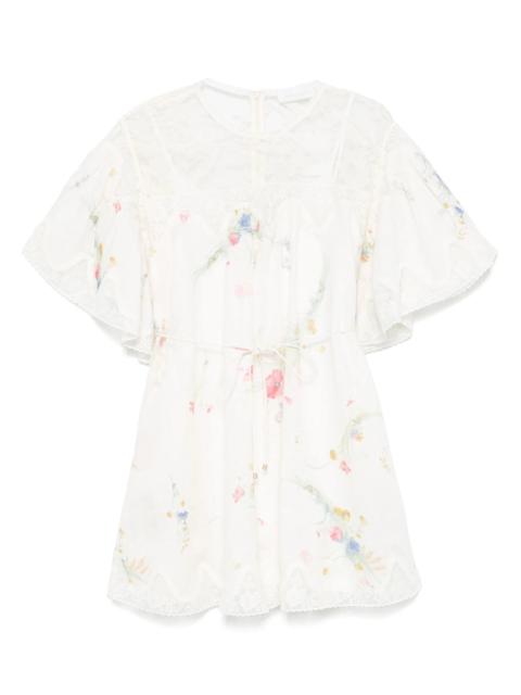 Zimmermann lace-trim dress