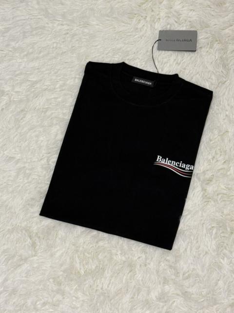 BALENCIAGA BALENCIAGA Political Campaign T Shirt Black